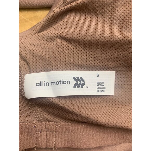 All In Motion Womens Activewear Light Brown V-Neck Crop Top Athletic Size Small - Picture 10 of 14